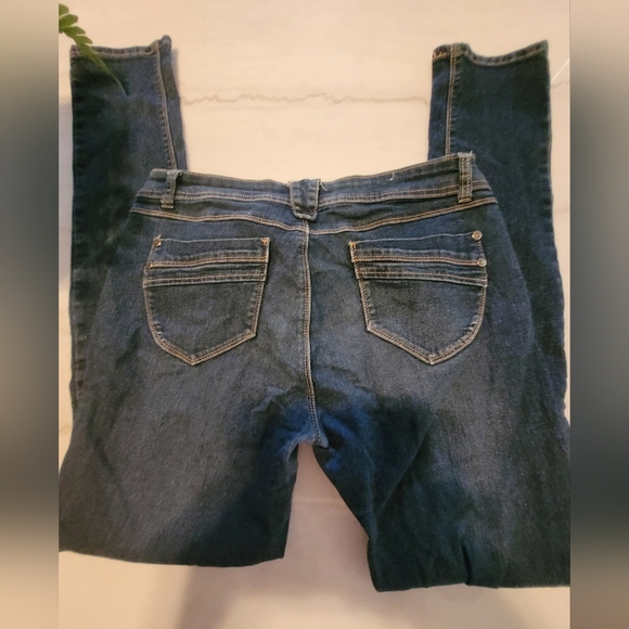 IQ & Company Blue Skinny Jeans with Tapered Leg and Stretch Size 8 - Picture 4 of 8